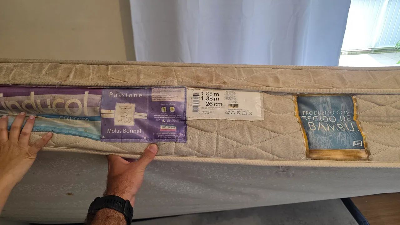 Cama box com colchão  - Foto 2