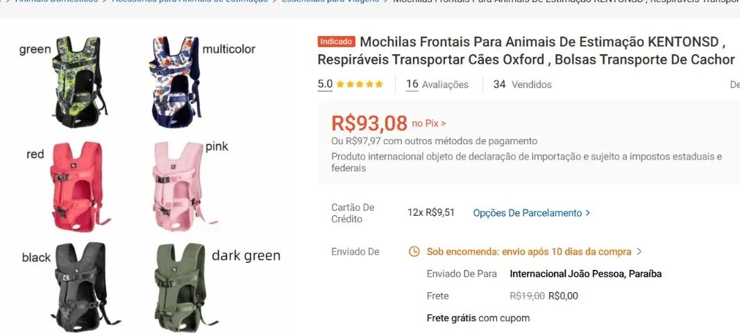Mochila cachorro - Foto 3