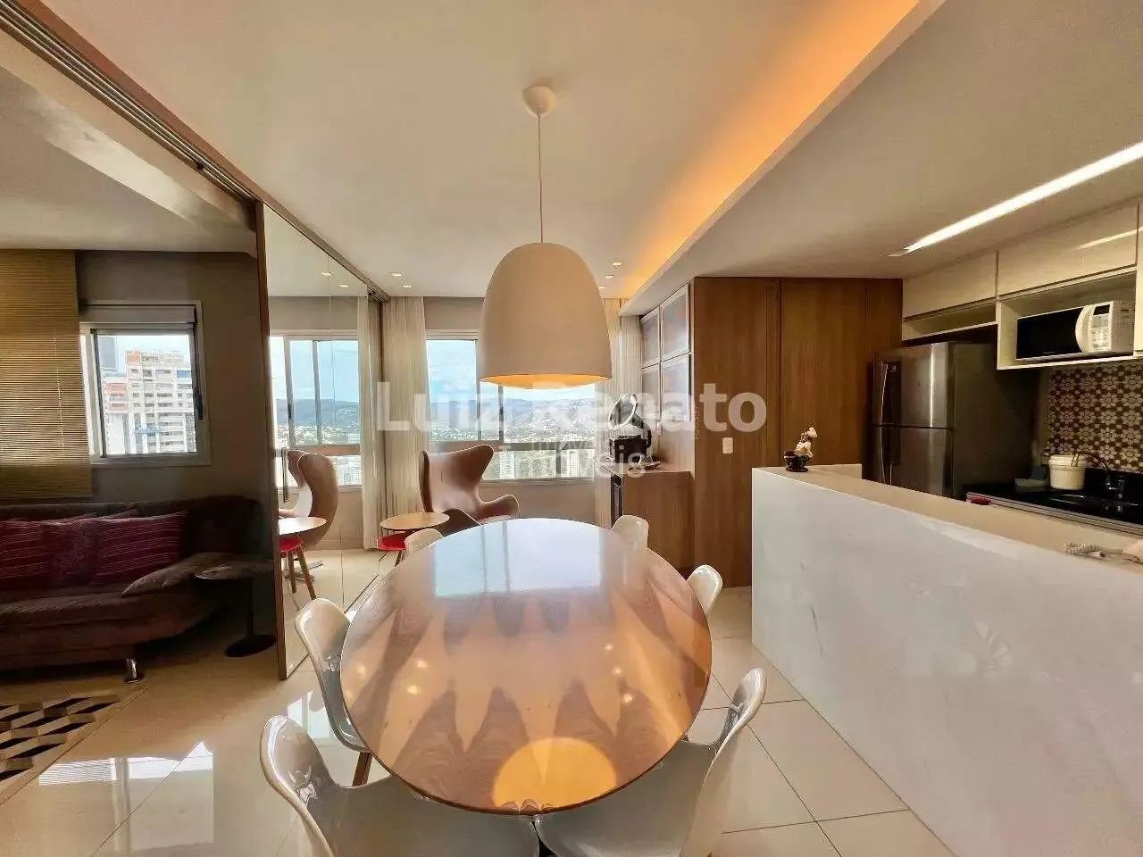 Apartamento com 1 Quartos para alugar Mobiliado no Vila da Serra - Foto 3