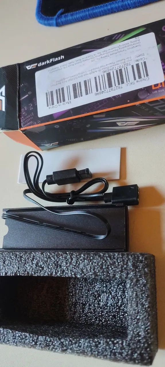 Dissipador M2 DarkFlash RGB 3 pinos - Foto 2