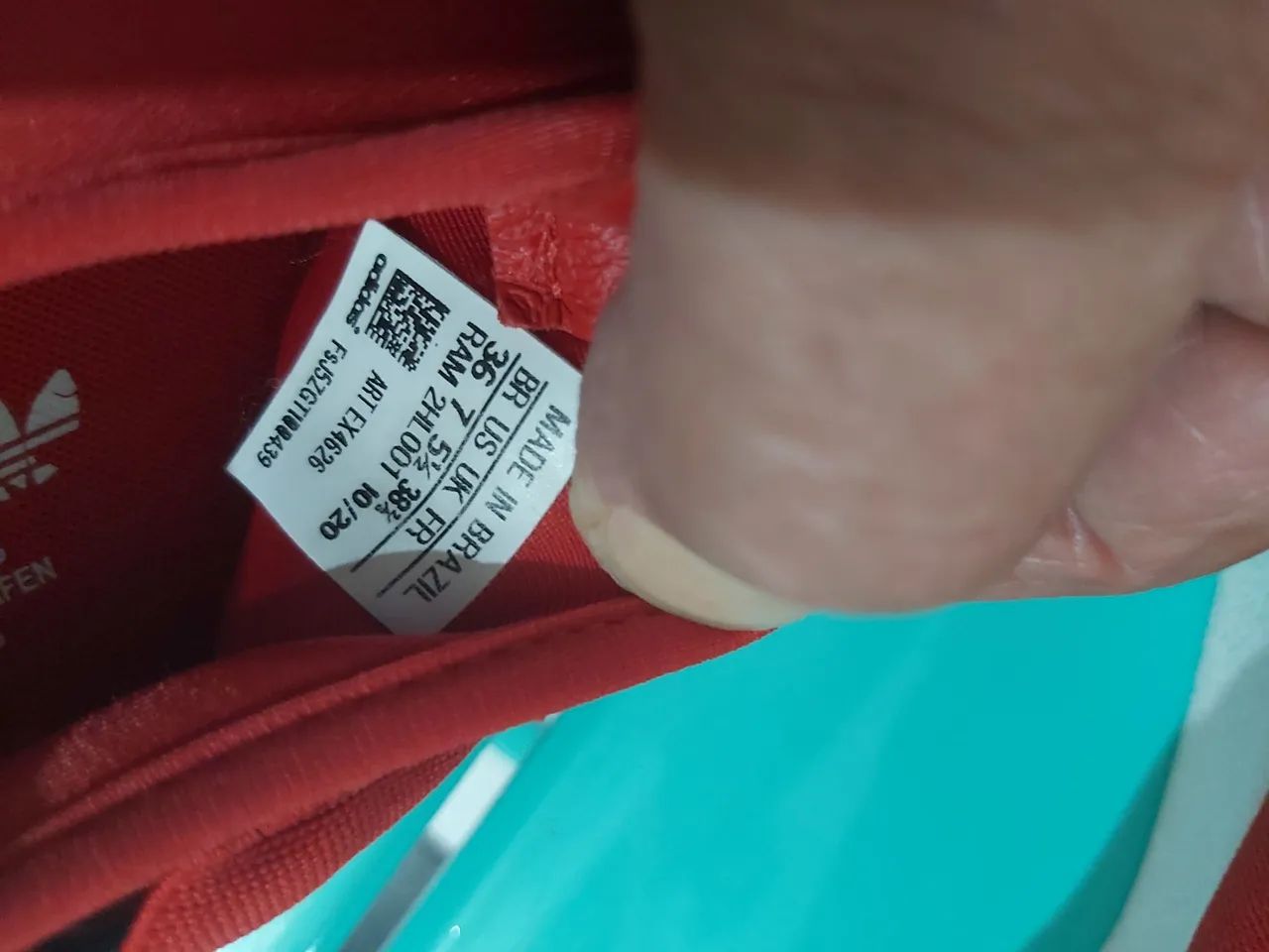 Tênis adidas Slip vermelho  - Foto 4