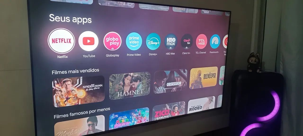 Smart tv TCL 65 4k android linda  - Foto 2
