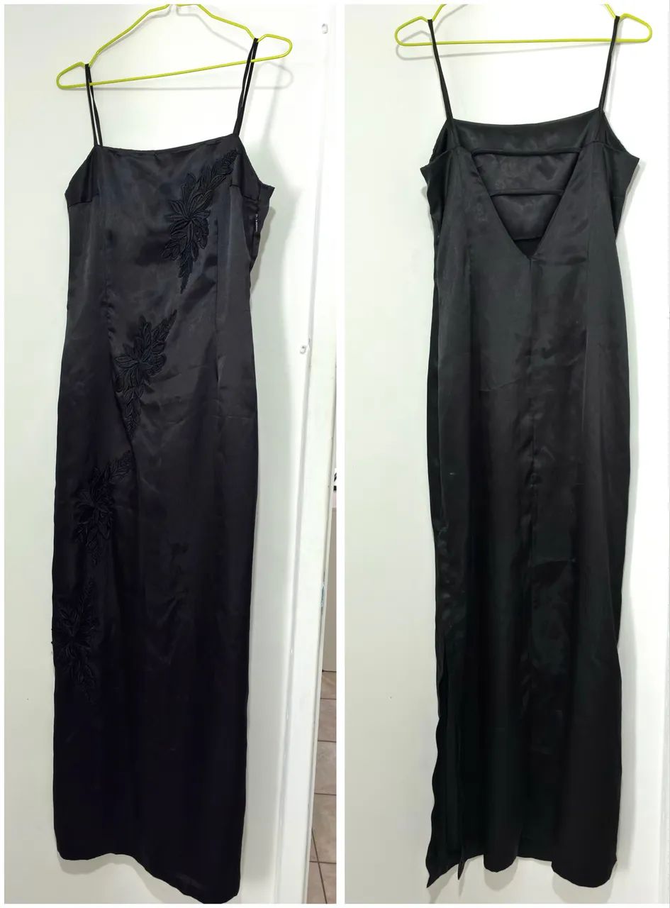 Vestido de festa cetim 