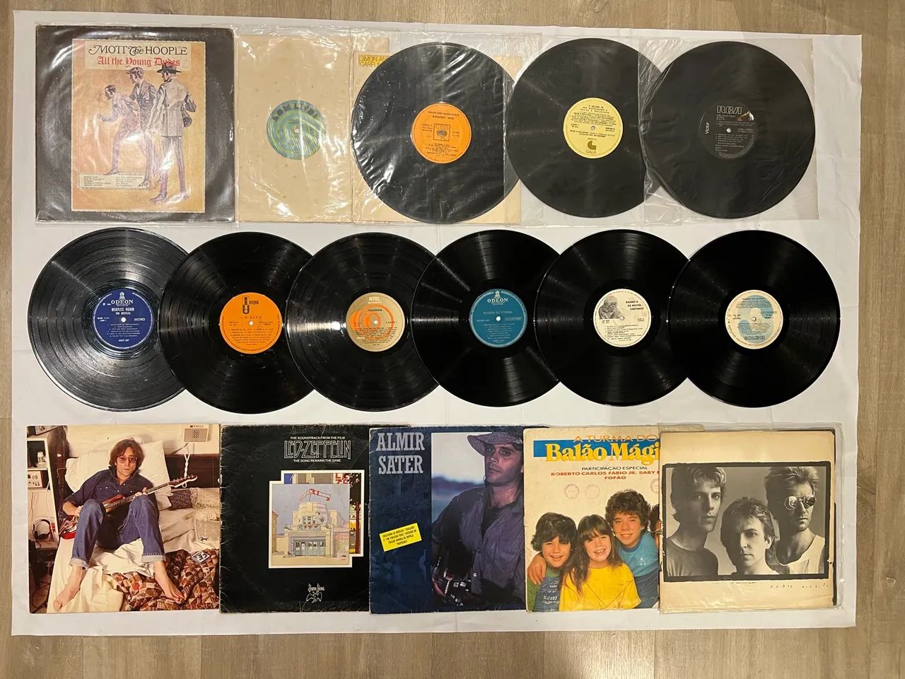 Lote de Discos de Vinil LP Rock MPB e Clássicos