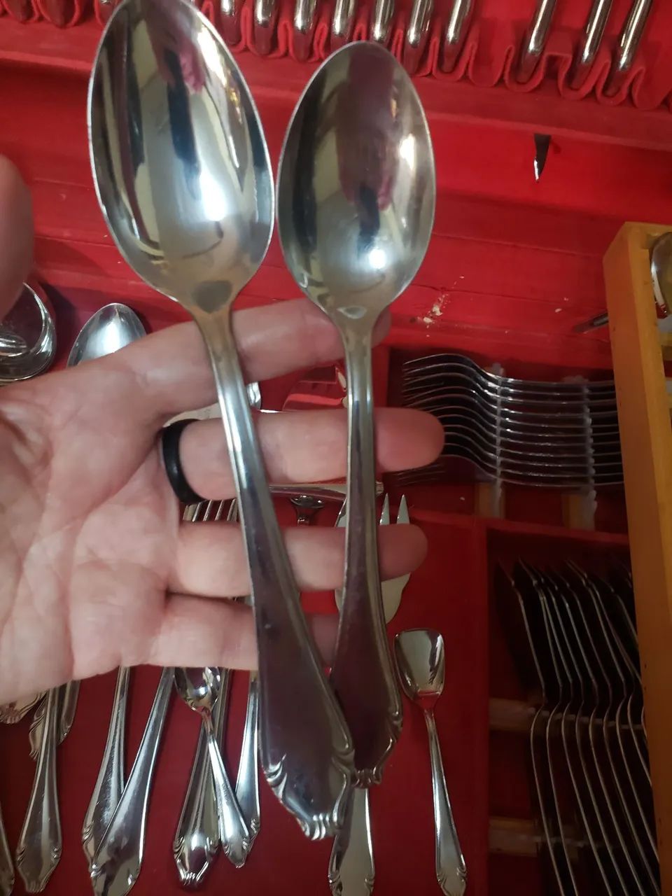 Antigo faqueiro inox Wolff - Foto 4