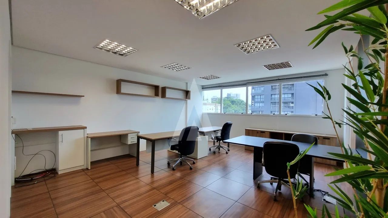 Sala comercial mobiliada com 35,56 m² e 2 lavabos no Centro - Foto 3
