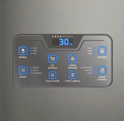 Electrolux Bottom DB53X Frost Free com Painel Blue Touch 454 L - Inox - Foto 3