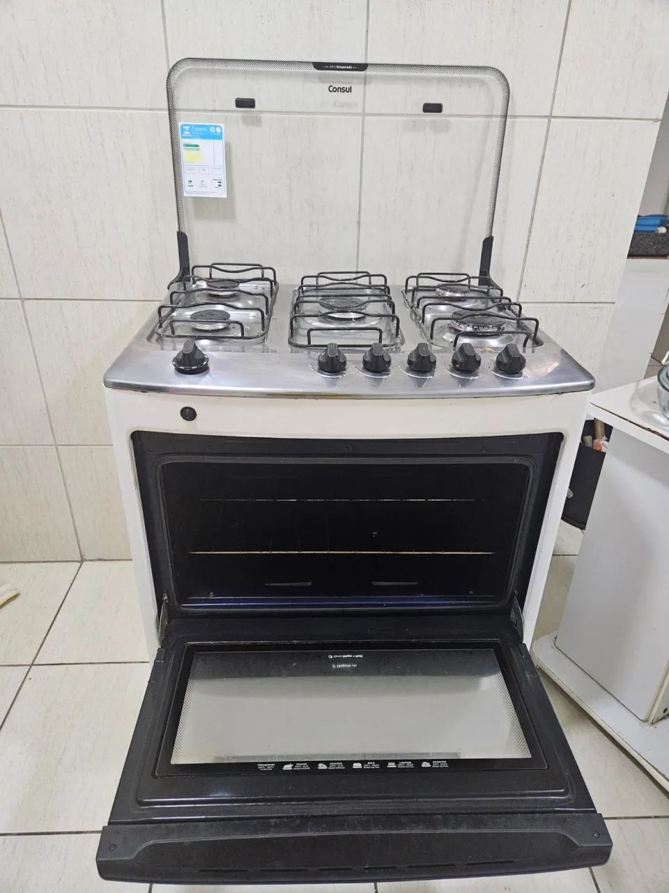 Vendo FOGÃO CÔNSUL 5 BOCAS BRANCO