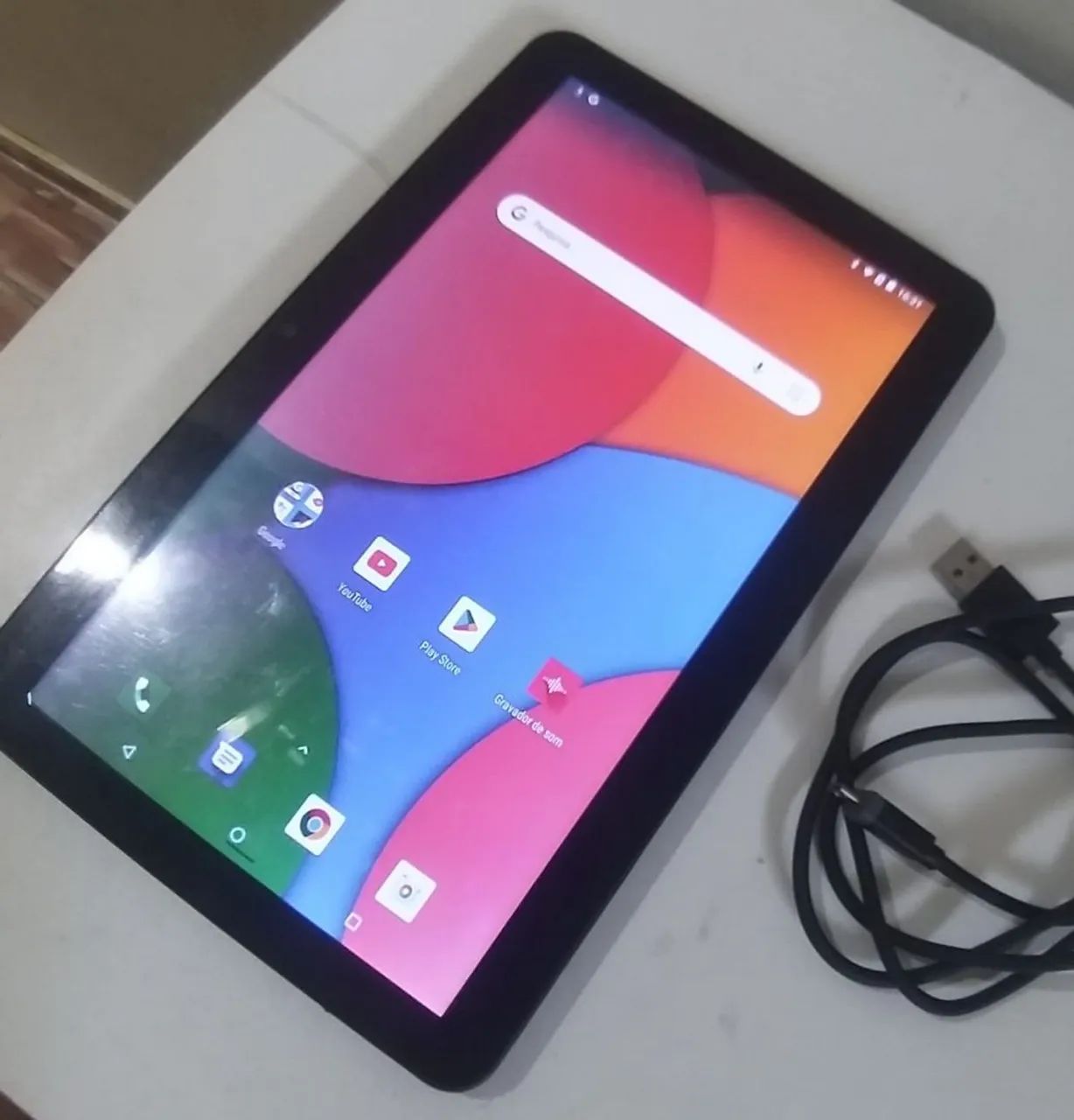 Tablet t2040 Grandão + cabo  - Foto 3