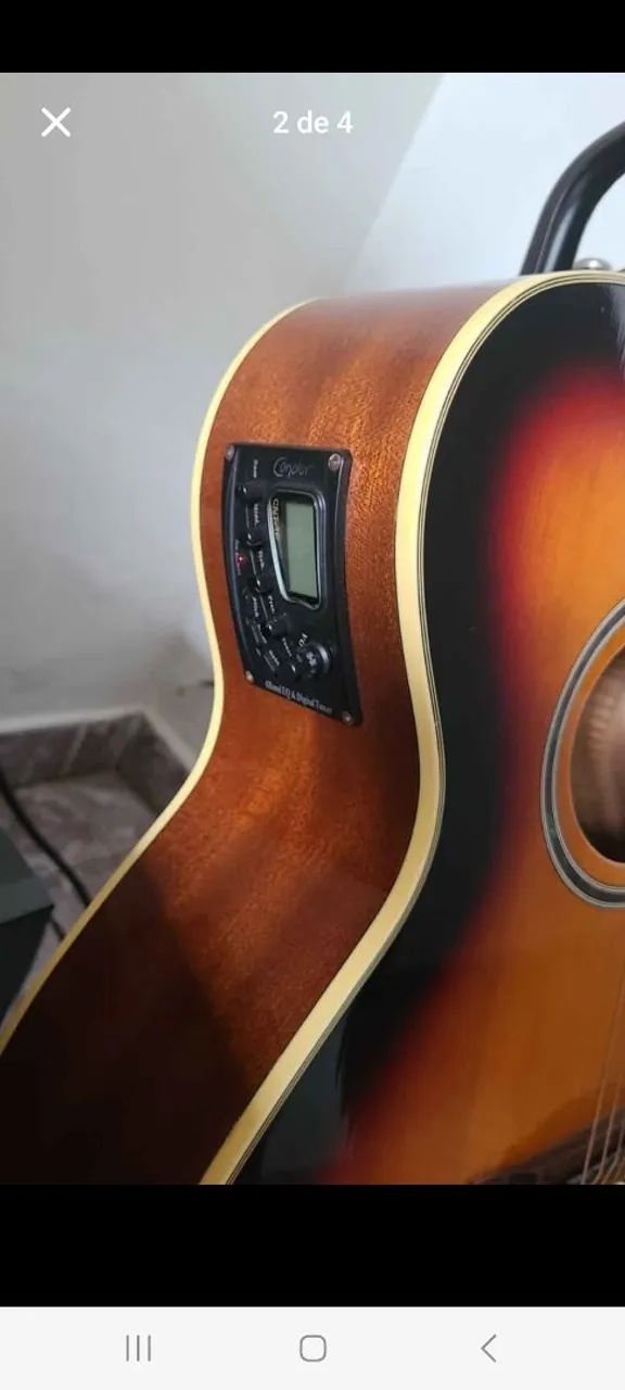 Vendo violão da marca Condor modelo csx 23 sb - Foto 2