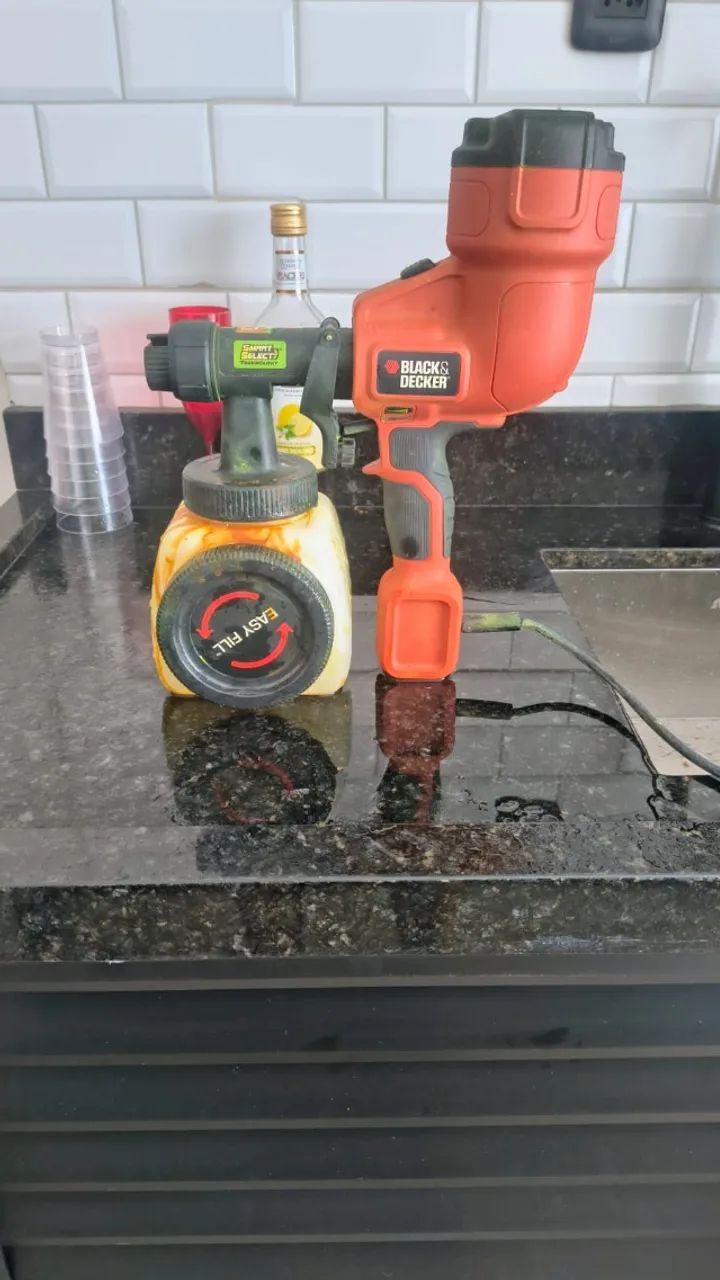 Pistola de Pintura e Pulverização Black Decker