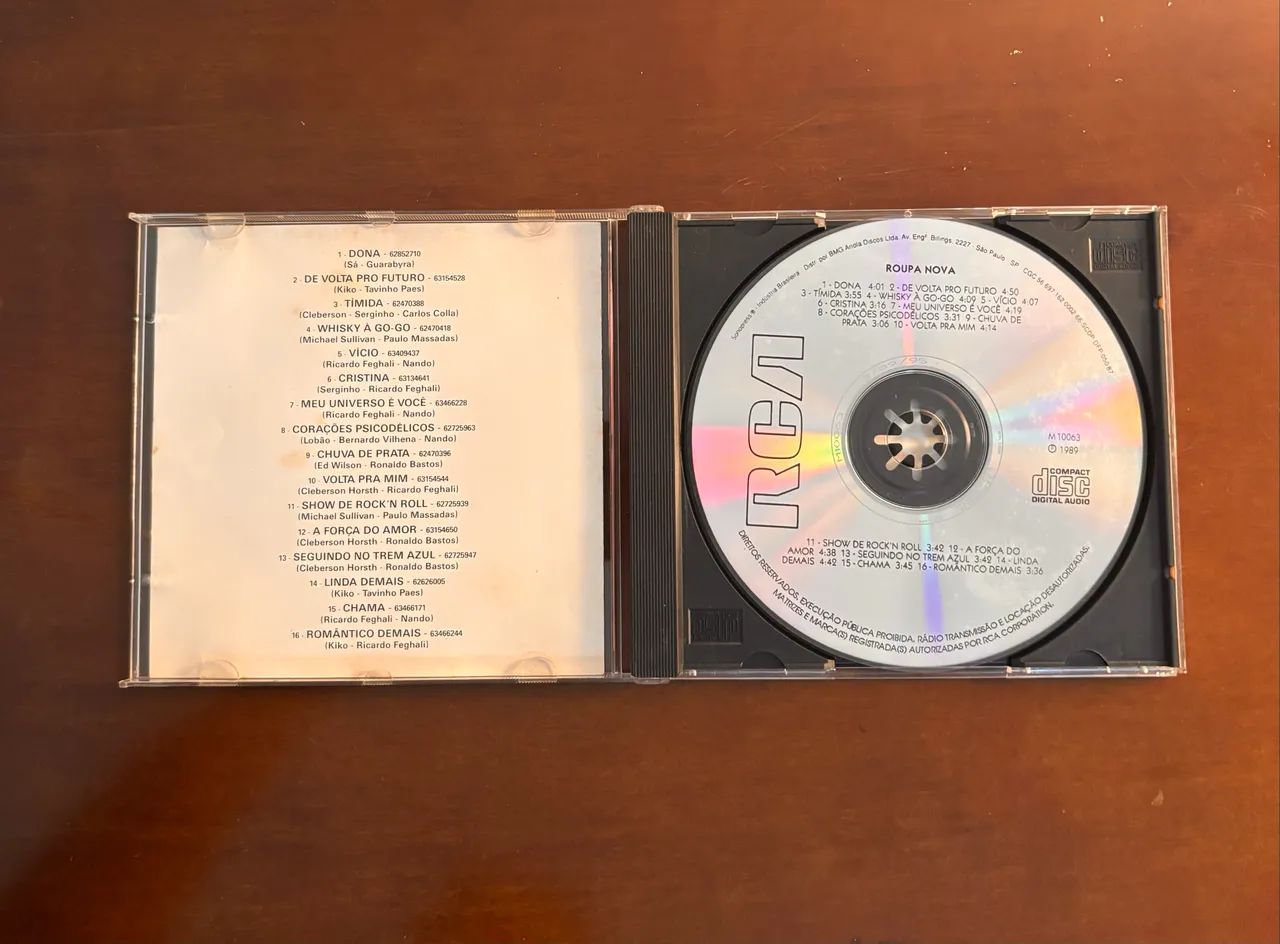 Cd Roupa Nova - O Melhor De Roupa Nova 1989 - Foto 3