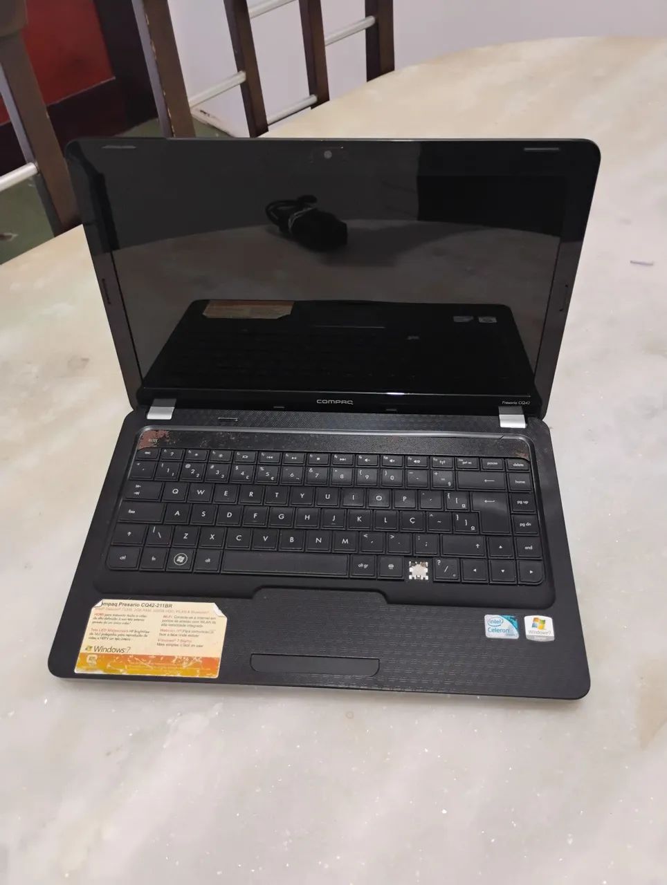 Notebook com defeito 