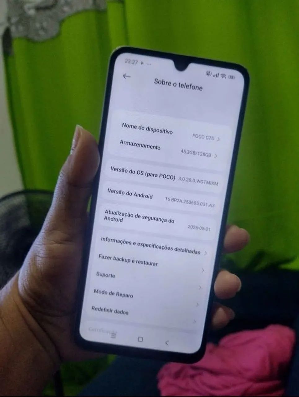 Troco celular RedimiC75 tudo perfeito sem um tipo de avaria  - Foto 2