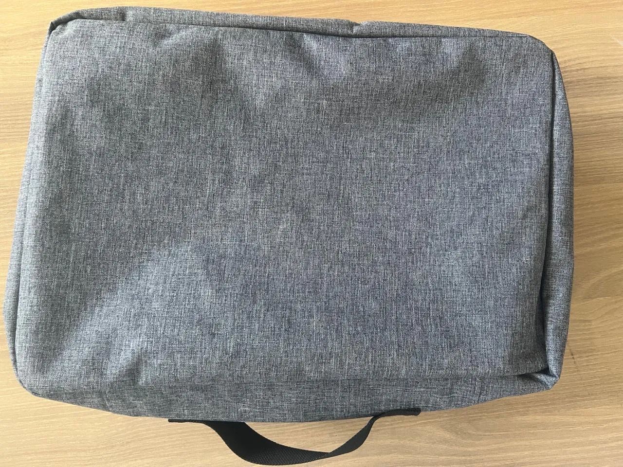 Mala para notebook Lovebok cinza com alça - Foto 2