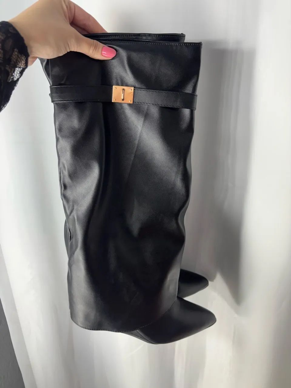 Bota cano alto/ nunca usada
