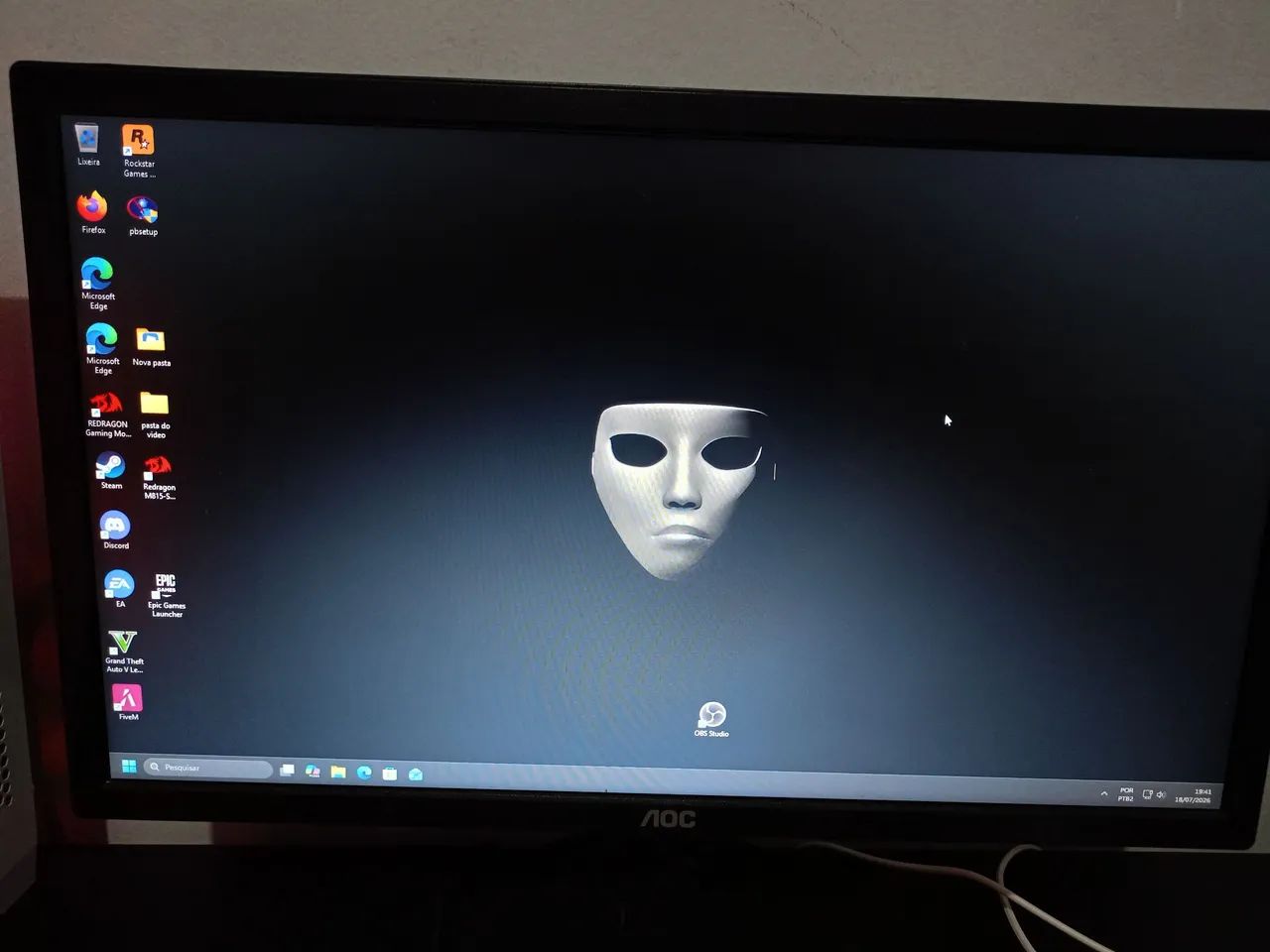 Monitor AOC - 21,5" Full HD 60 Hz - Foto 3
