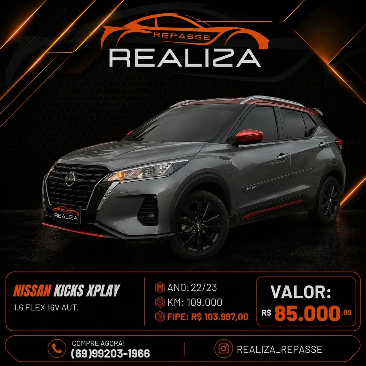 Nissan Kicks KICKS XPlay 1.6 16V Flex Aut. 2023