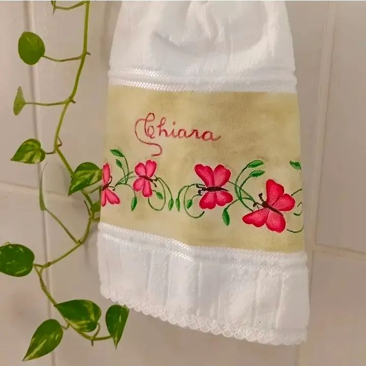 Toalhinhas com o nome 