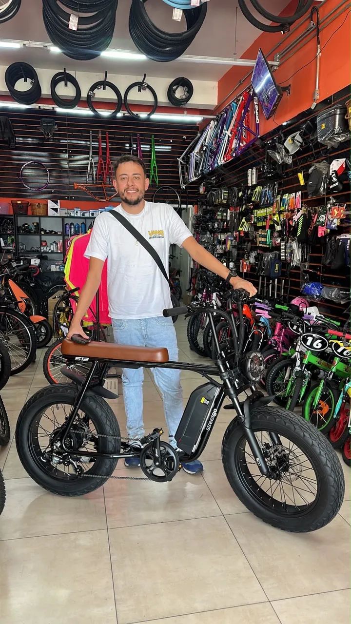 BICICLETA ELÉTRICA STREETGO ST12 nova - Foto 3