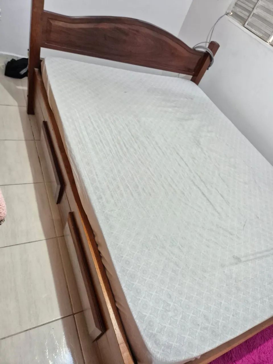 Cama casal madeira  - Foto 4