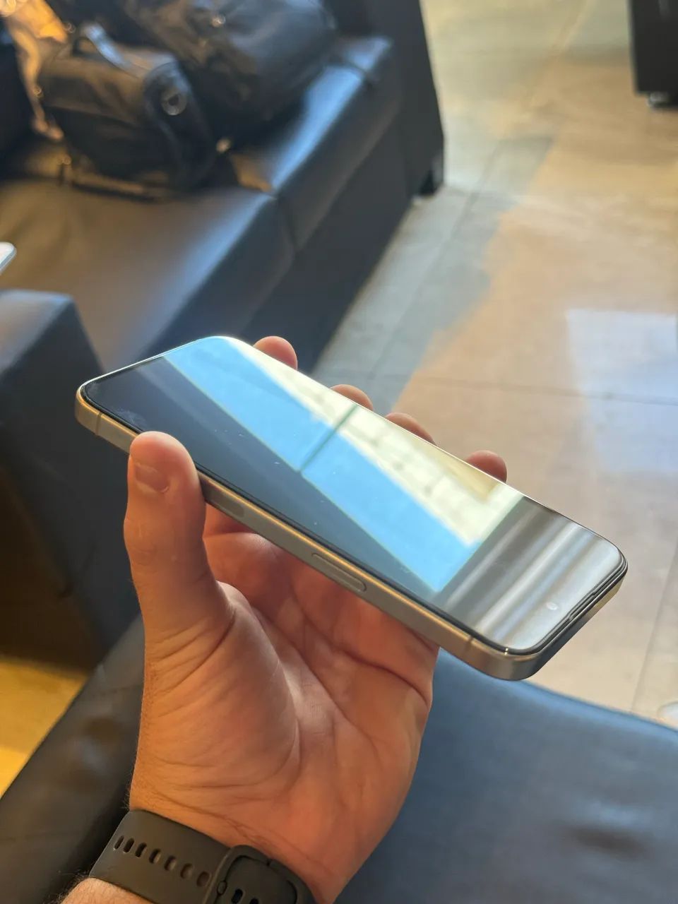 Iphone 15 Pro Max 256GB Titânio Natural - Foto 2