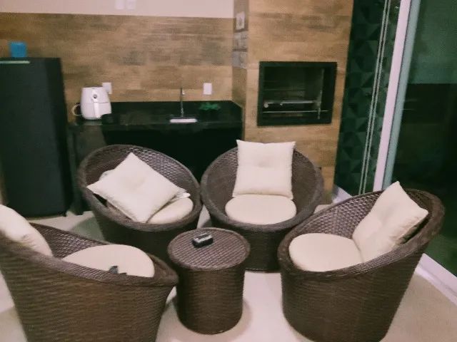 Conjunto de poltronas para área externa com tecido impermeável  - Foto 2
