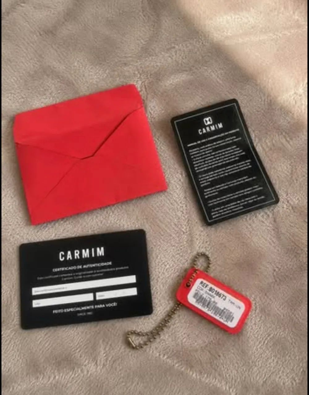 Bolsa de couro carmim - Foto 2