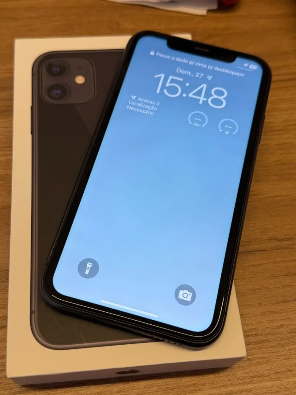 Iphone 11 - preto - 64 Gb - original - com caixa - Foto 5