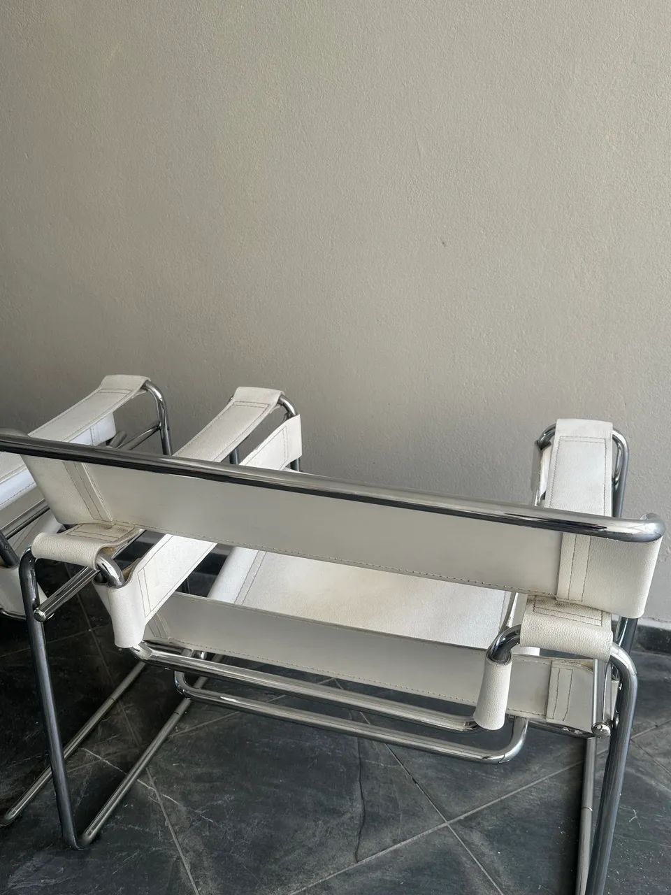 Par de Poltronas Wassily Marcel Breuer - Foto 5