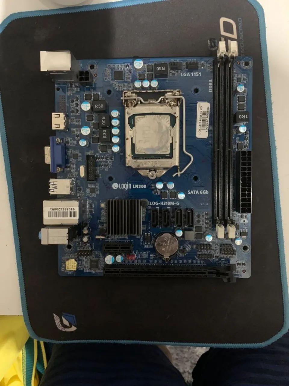 Kit placa lga1151 oitava geração 
