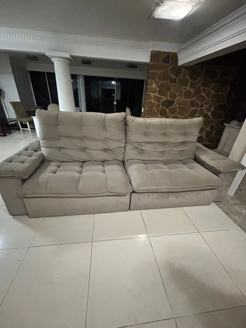 Sofá reclinável 