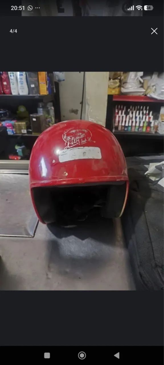 Capacete vermelho - Foto 3