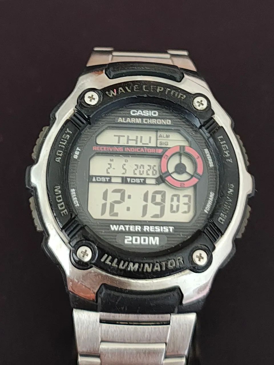 Relógio Casio WV-200A WaveCeptor 200M Alarme Cronógrafo  - Foto 2