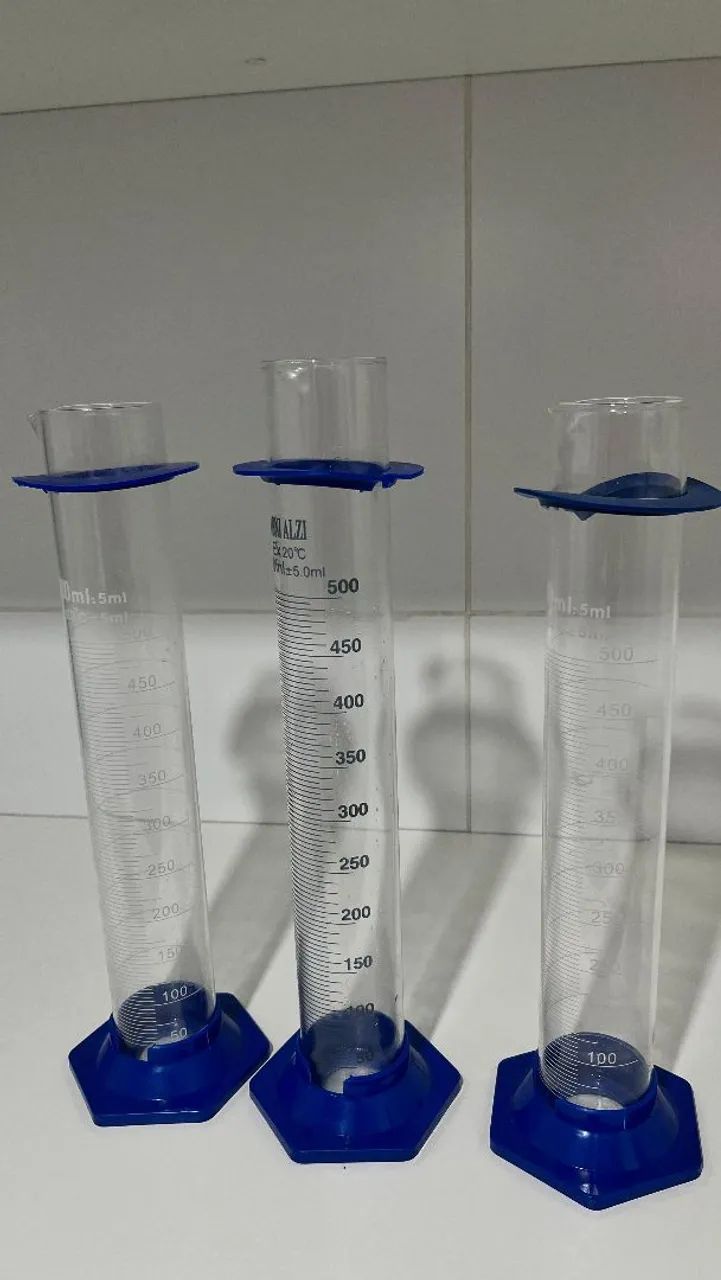 Conjunto de Provetas de vidro. - Foto 3