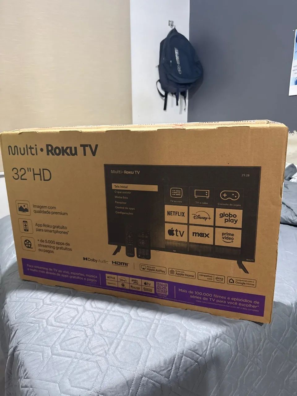 TELEVISÃO ROKU TV 32 POLEGADAS 