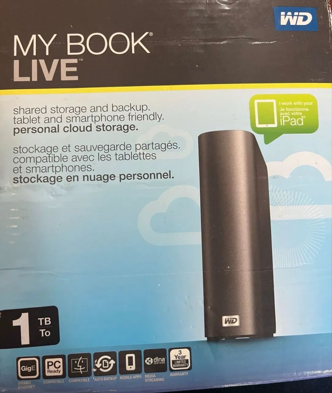 My book live 1 TB
