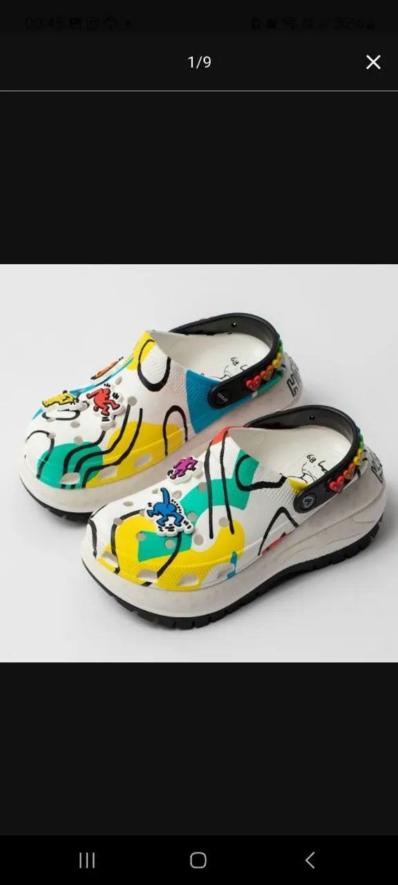 Sandália Crocs haring mega crush clog