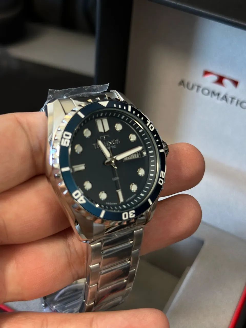 Technos Diver Automático - 43mm - Novo sem uso  - Foto 5