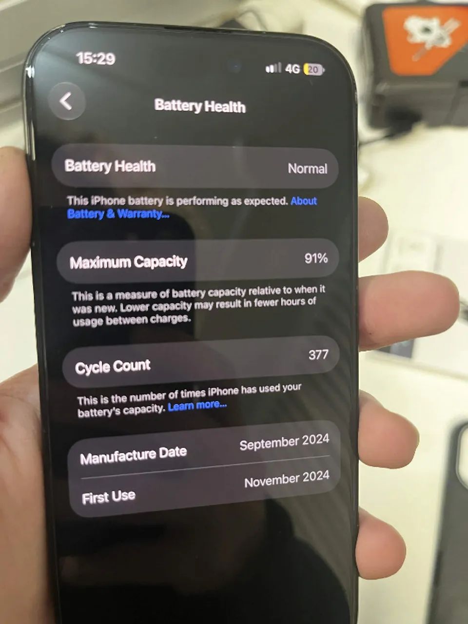Apple iPhone 16 Pro, 128Gb, Titanio Preto - Foto 4