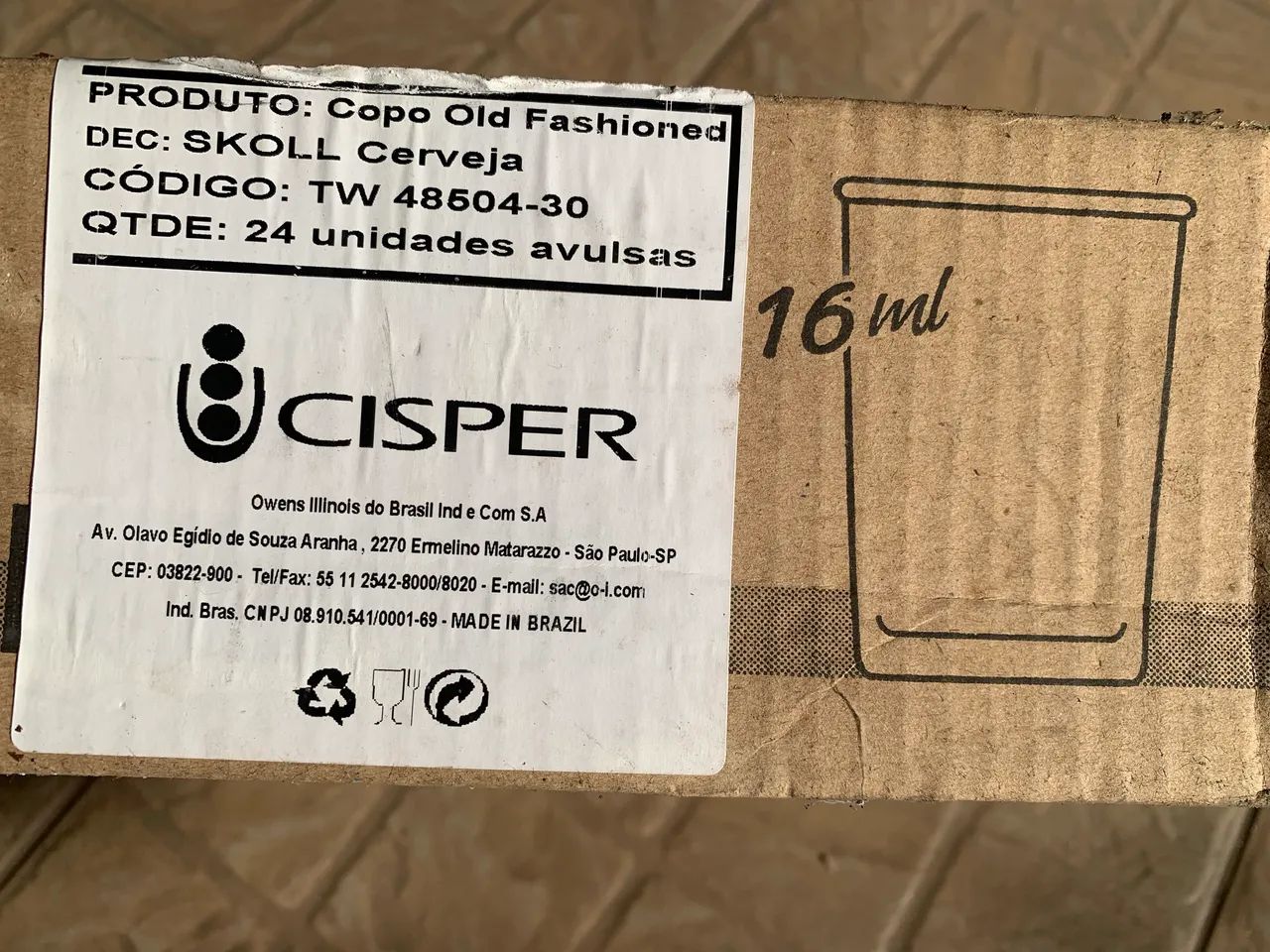 Caixa Fechada com 24 Mini Calderetas Skol - Novas - Foto 2