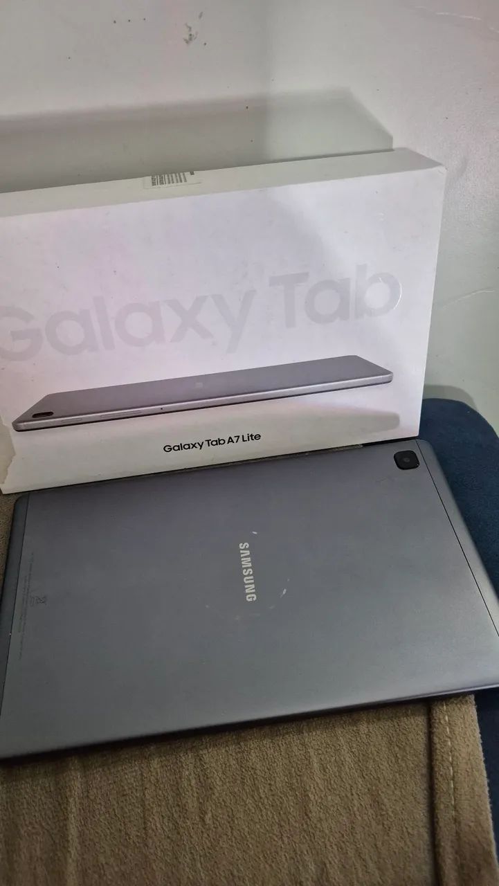 Tablet Samsung Galaxy A7 Lite acompanha teclado - Foto 5