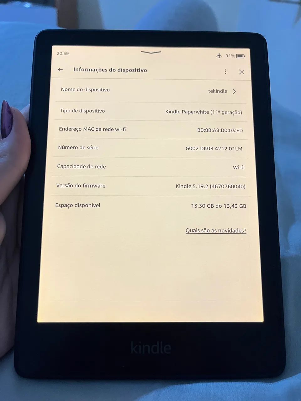 kindle paperwhite 11ª geração  - Foto 2