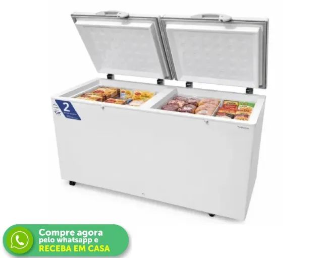 Freezer Horizontal 2 Tampas 503L Fricon