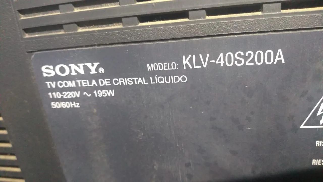 Tv Sony bravia 40 polegadas Crystal, vendo ou troco - Foto 6