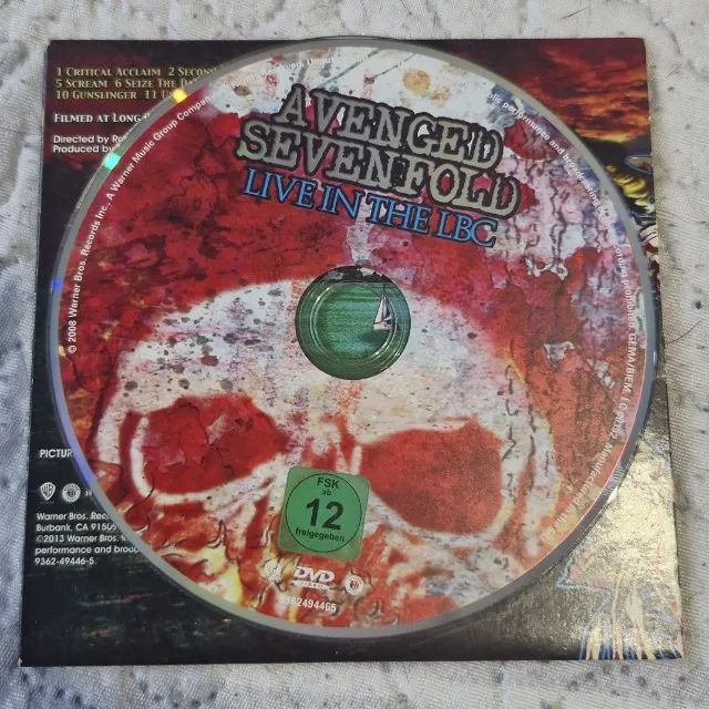 LP Avenged Sevenfold Diamonds in the Rough & DVD Live in the LBC