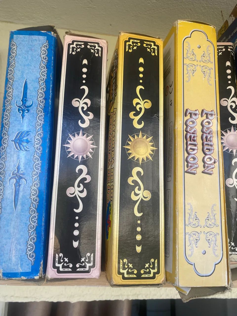 Cavaleiros dos zodíaco vintage - completos com caixa e manual