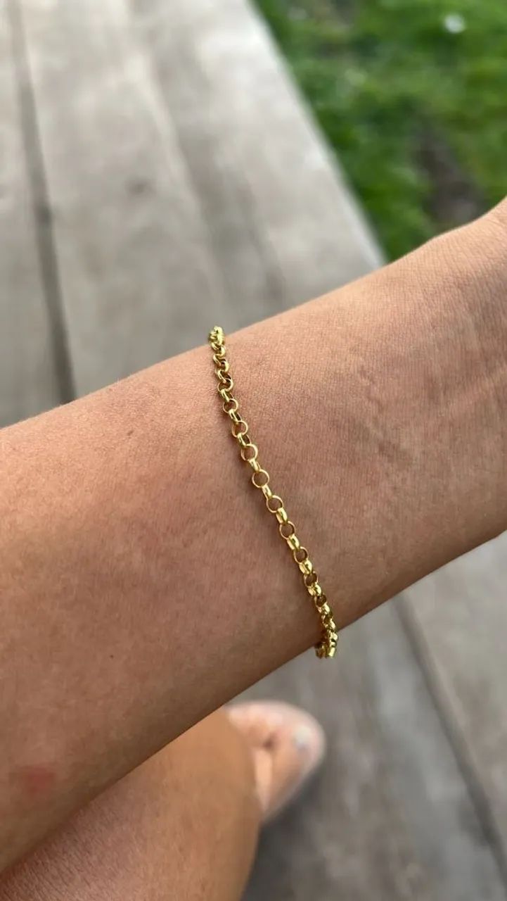 Pulseira Elo Portuguesa 18K - Foto 3