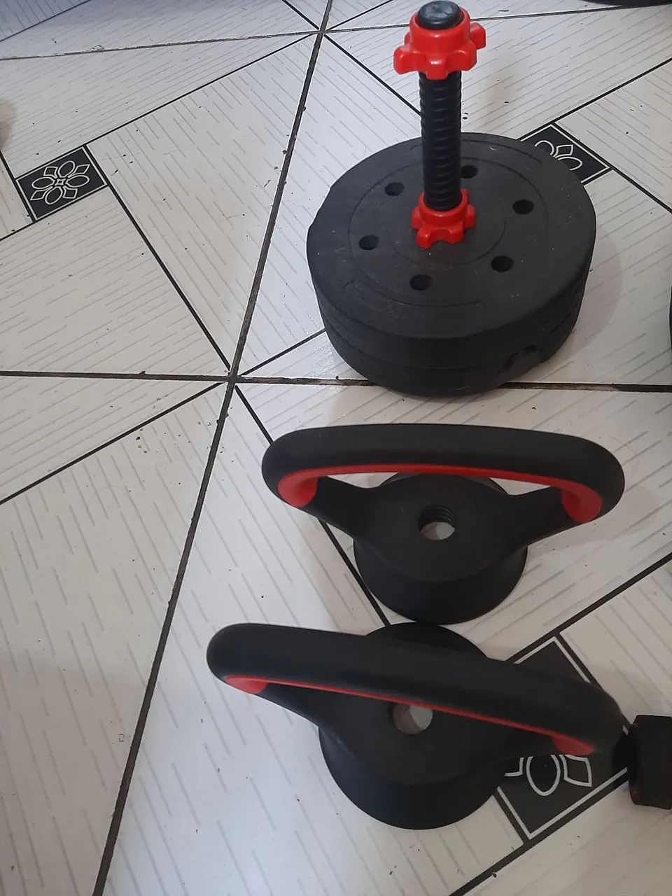 Halteres para exercícios academia casa - Foto 3