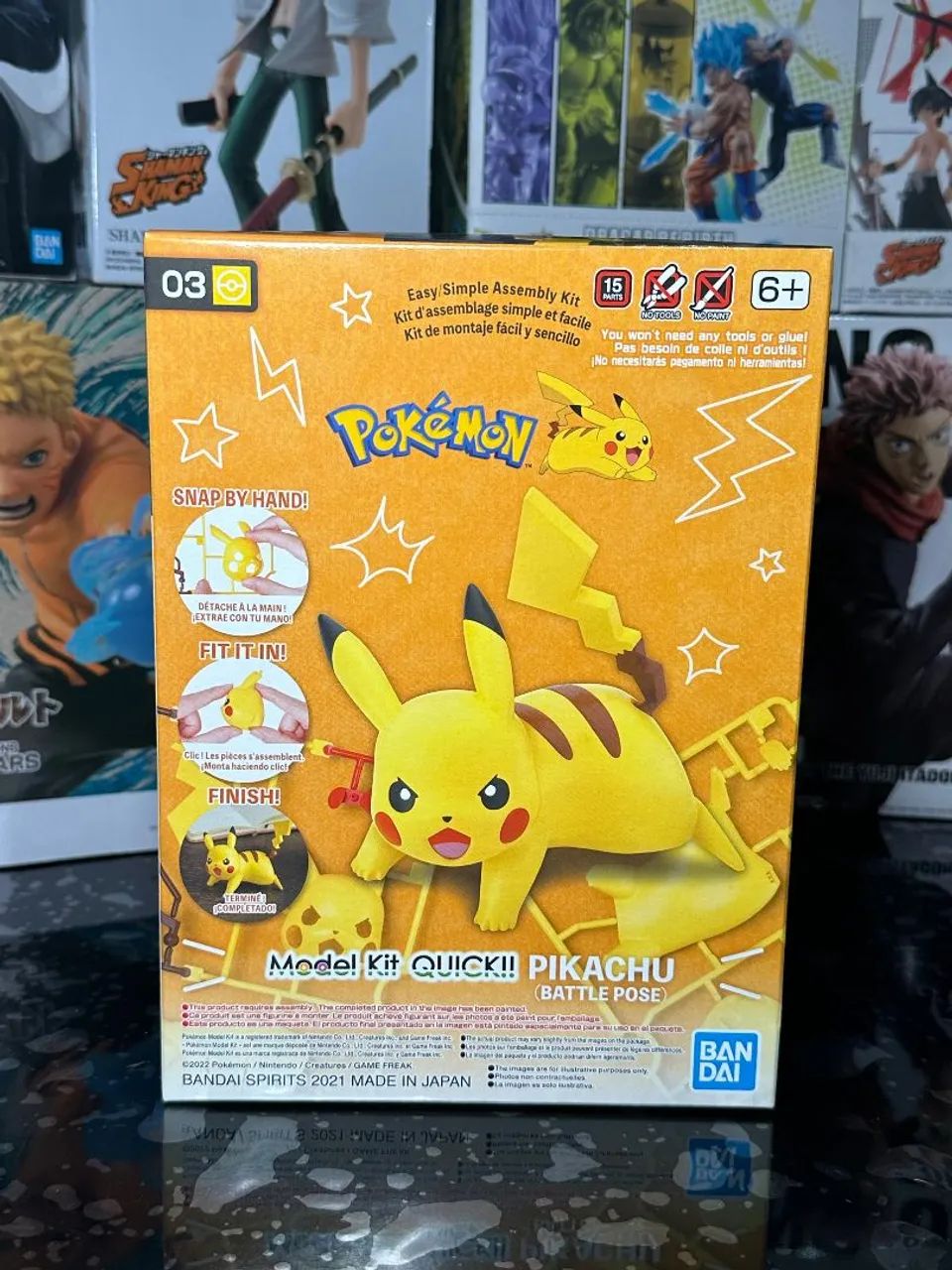 Pikachu Model Kit - Posse de Batalha 